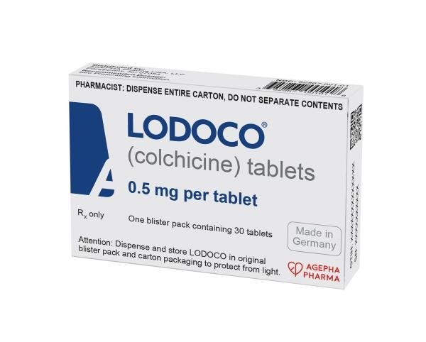 秋水仙碱 colchicine Lodoco