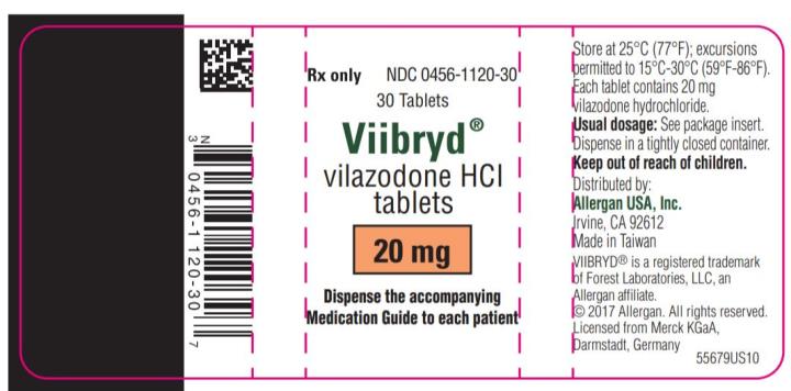 维拉佐酮	vilazodone HCI Viibryd