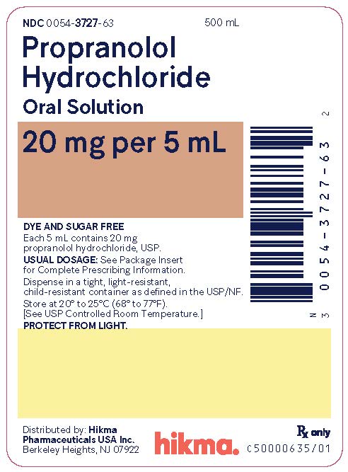 普萘洛尔	propranolol 心得安