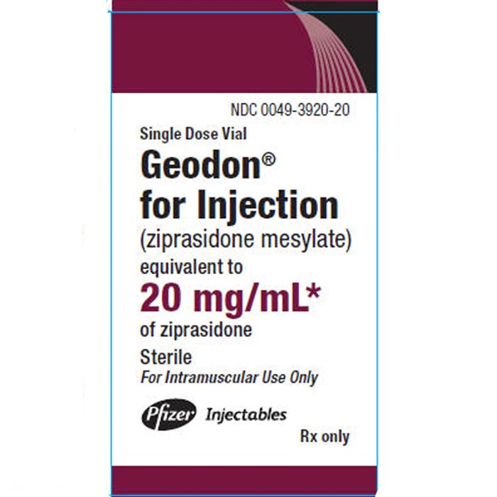 齐拉西酮	Ziprasidone Geodon